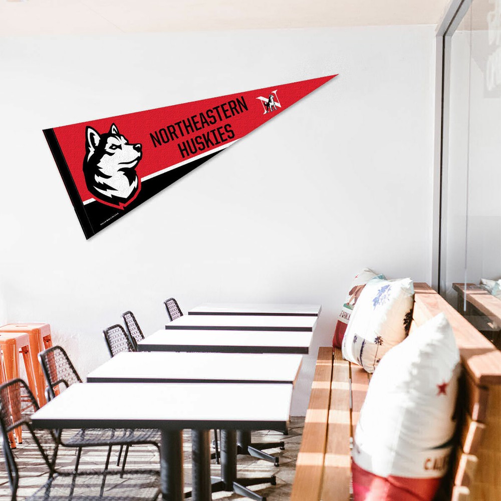 Northeastern University 12x30 Felt Pennant
