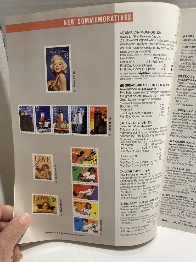 Direct Mail Catalog Marilyn Monroe USPS 1995 April May June