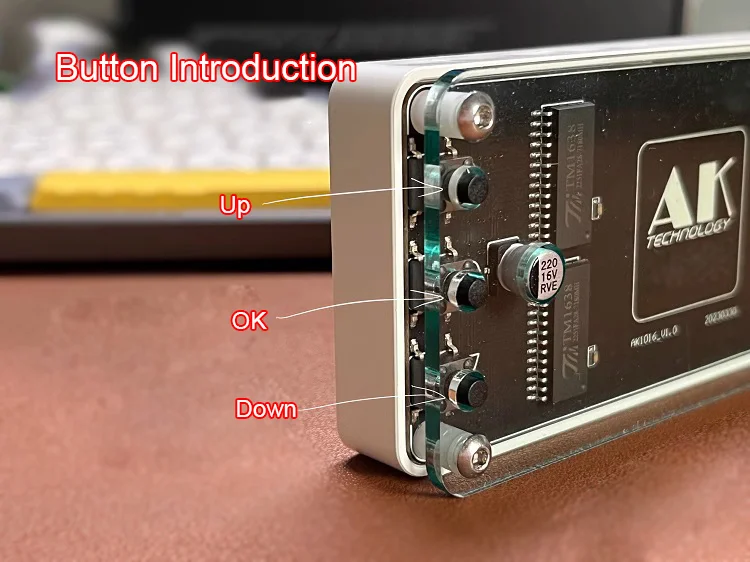 Sound Control & Wired Input Music Spectrum Rhythm Display Audio Level VU Meter