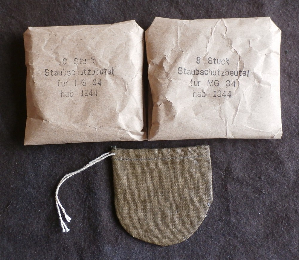 WW2 German MG 34-42 cloth muzzle covers (x8).