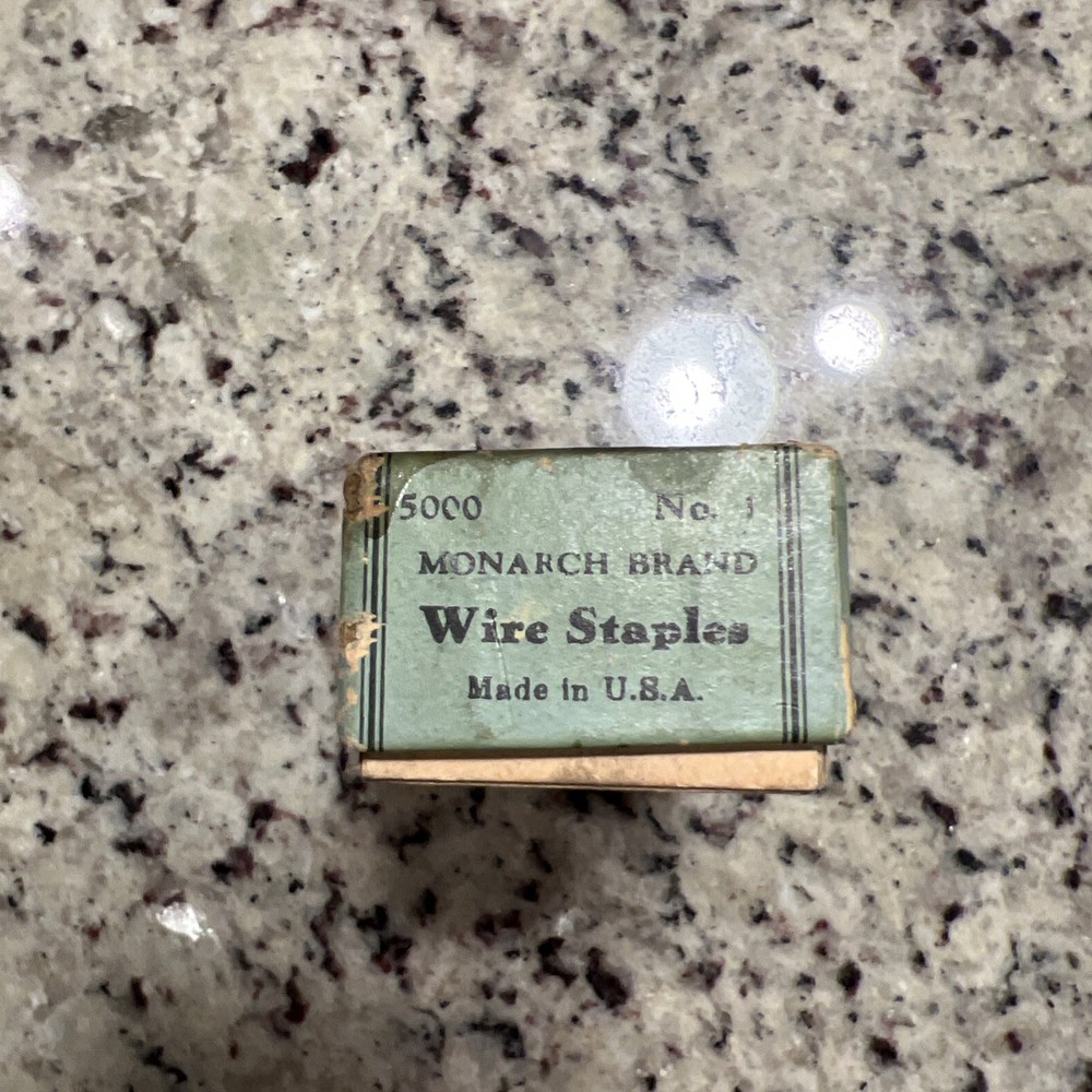 Vintage Monarch Brand Standard Wire Staples