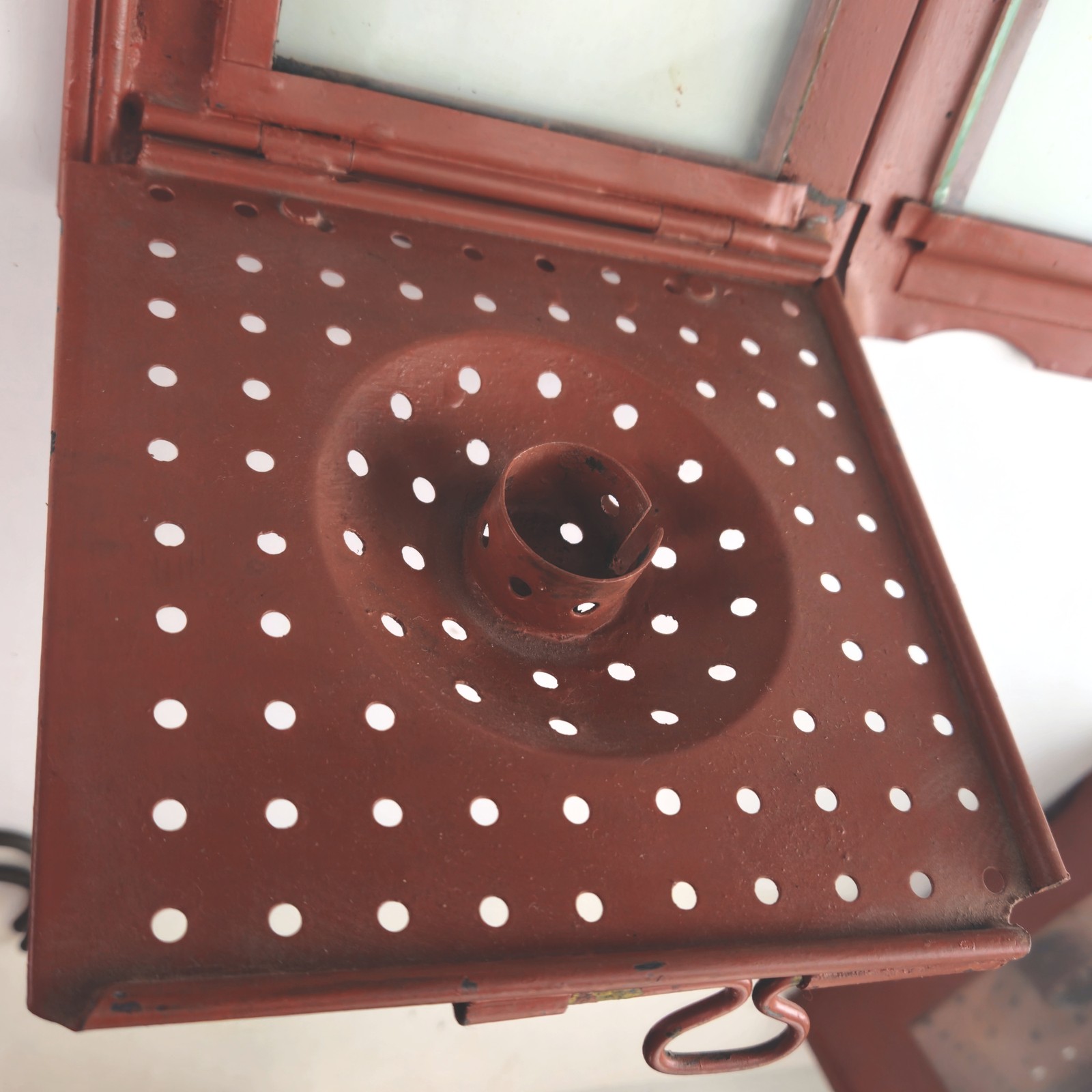 2 WWI TRENCH FOLDING CANDLE LANTERN LOT: 1914 HINKS & SON / 1915 G. POLKEY