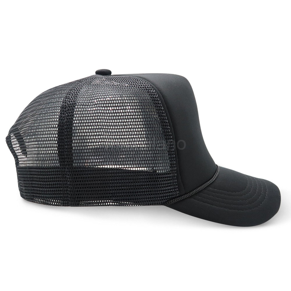 Trucker Hat Foam Mesh Snapback Adjustable Baseball Cap Solid Plain Army Men