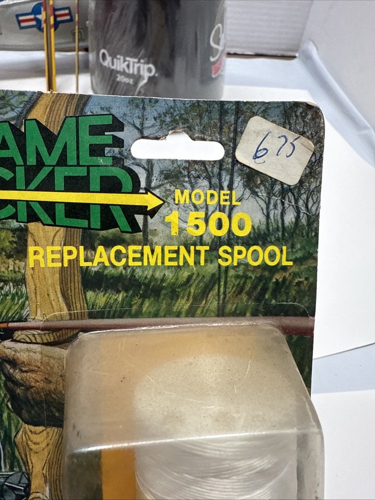 Game Tracker Replacement Spool Model 1500 New Old Stock 1500 Feet