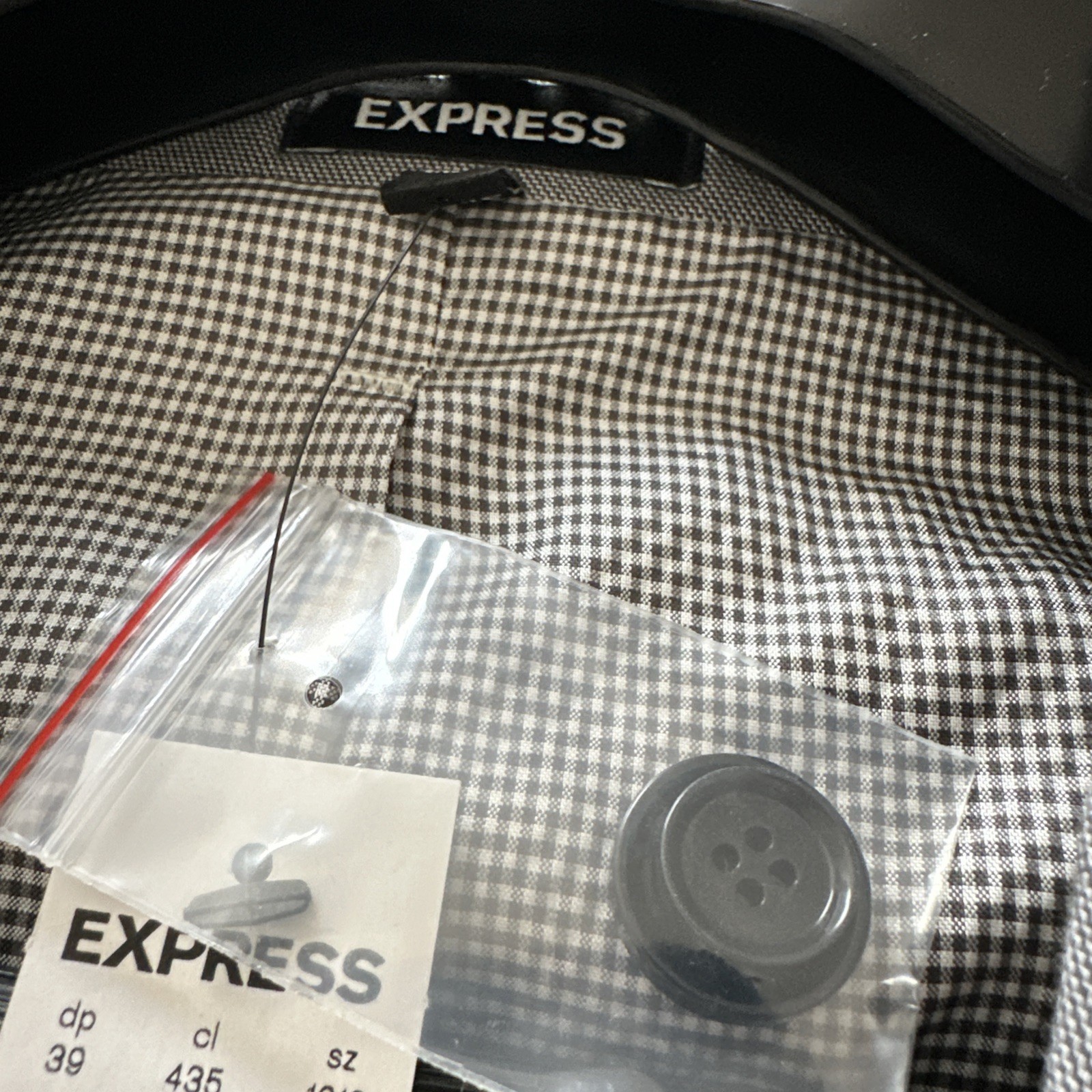 Express Men’s Suit Jacket 40R Slim Gray Brand New With Tags And Labels Business