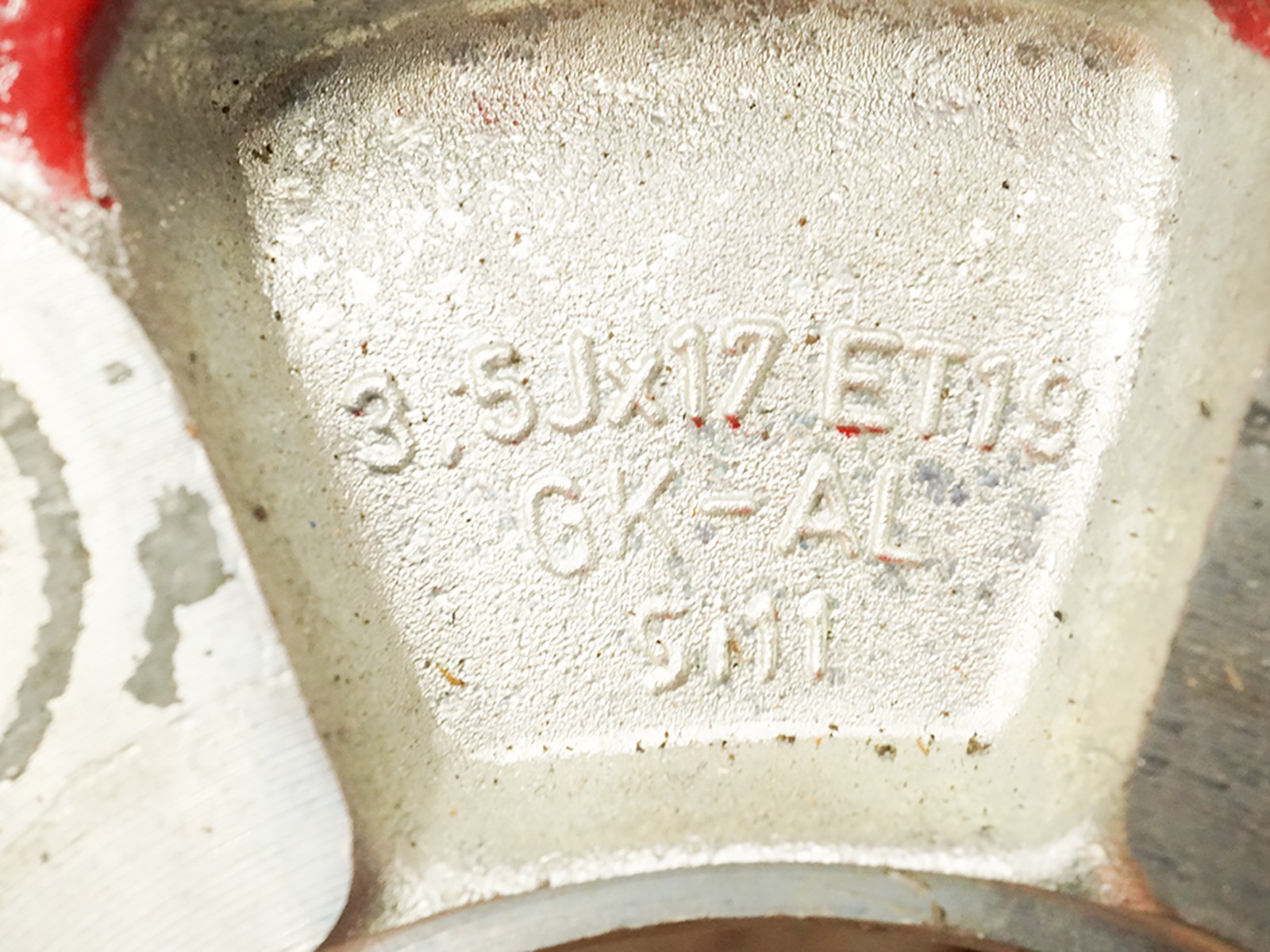 1998 - 2004 Porsche Boxster 986 Spare Tire Wheel 17X3.5 5 Lug 130Mm Rear Oem