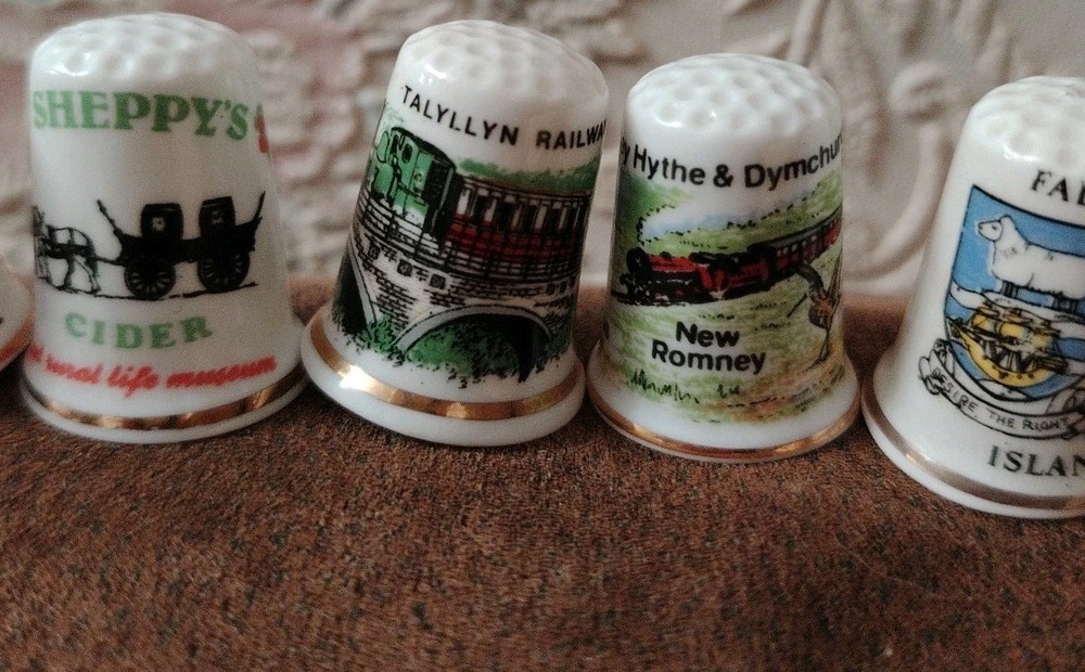 22 Assorted Birchcroft China Thimbles