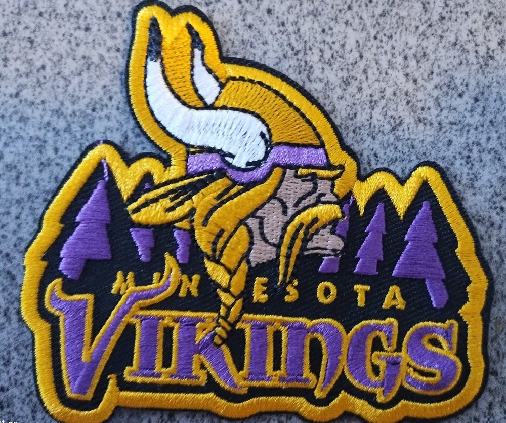 Minnesota Vikings Embroidered IRON ON PATCH