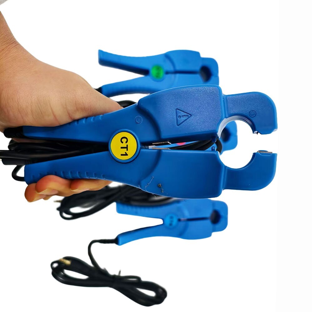 3 Phase Power Quality Analyzer with AC Current Clamp 0.10A~100A USB Interface