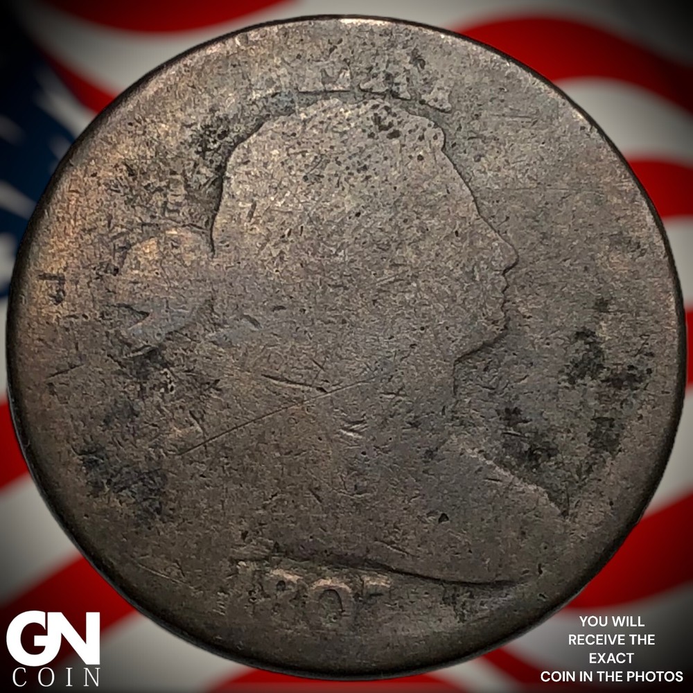 1807 Draped Bust Large Cent M4981
