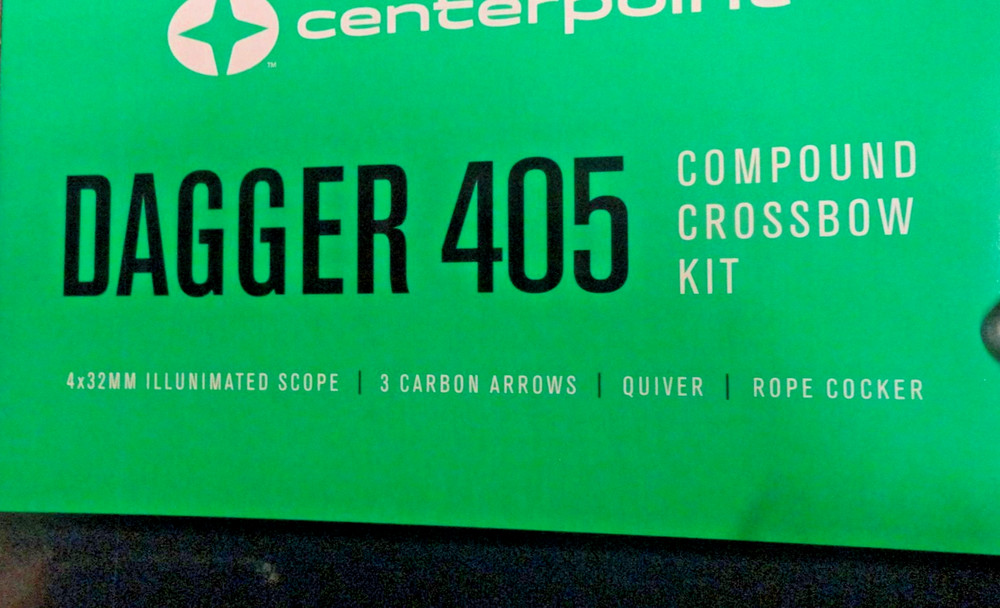 Centerpoint Dagger 405 Crossbow Package