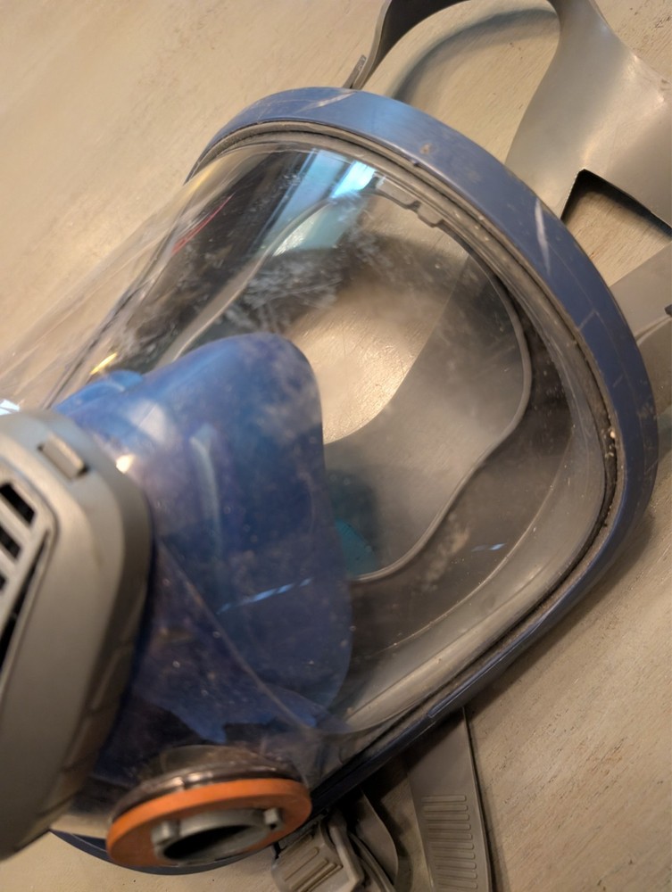 MSA full face respirator