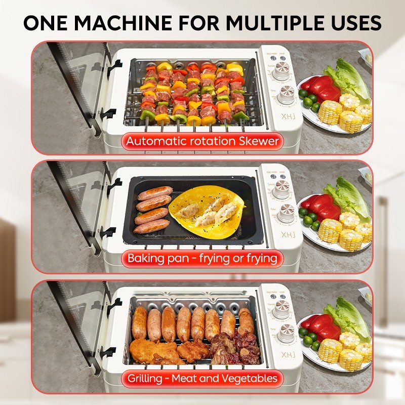 [Second-hand] 3-in-1 Smokeless BBQ Grill