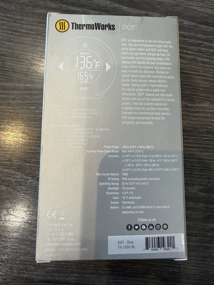 thermoworks Dot (TX-1200)