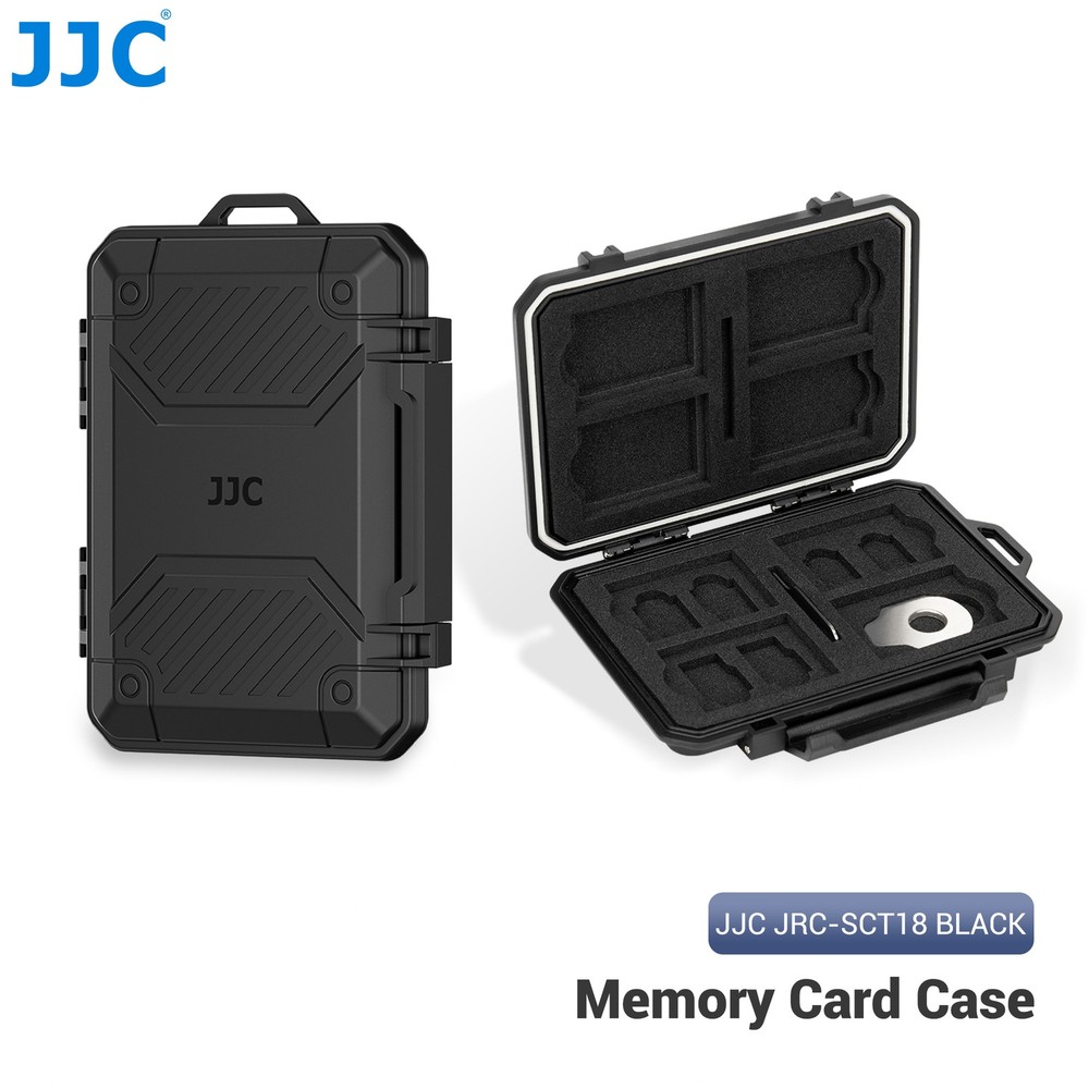 18 Slots Memory Card Case IP67 Waterproof for SD CFexpress Type-A Nano SIM MSD