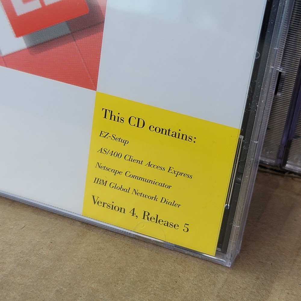 IBM EZ-Setup iSeries, AS/400e CD-ROM Client Access Express Netscape Communicator