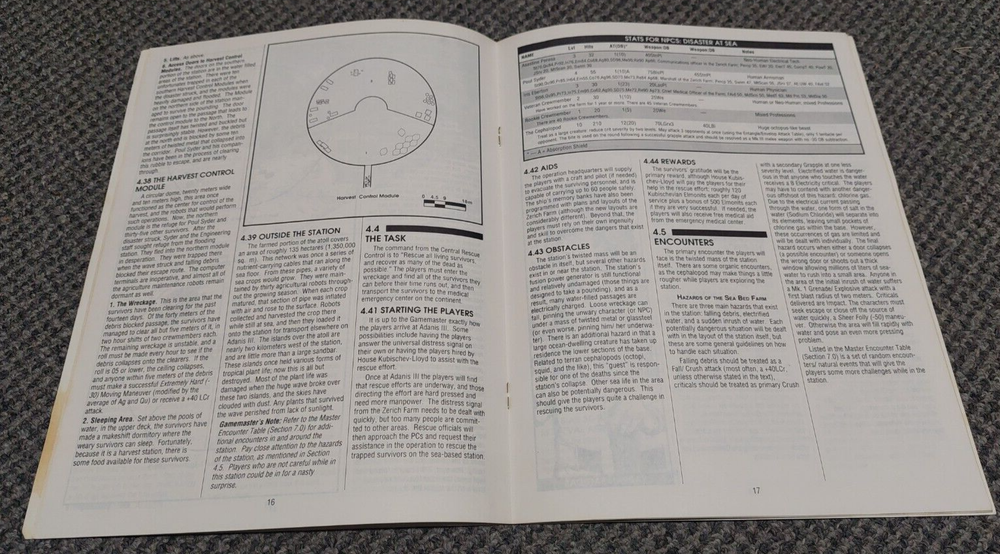 Space Master - Disaster on Adanis III Adventure Module - ICE #9020