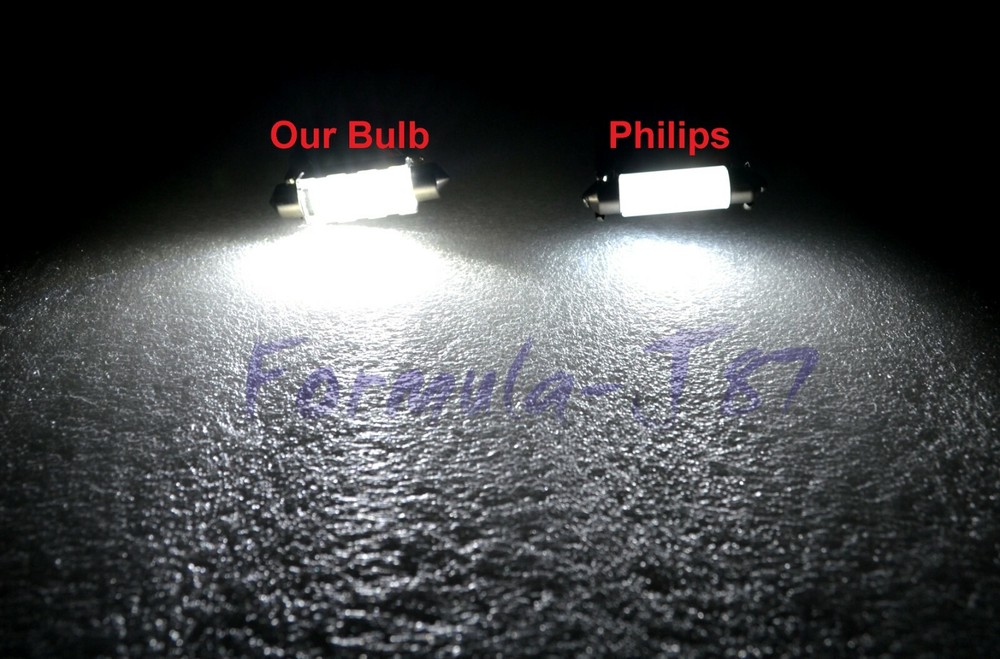 LED 5W Light CANbus DE3175 White 6000K Two Bulbs Interior Dome Replace Upgrade