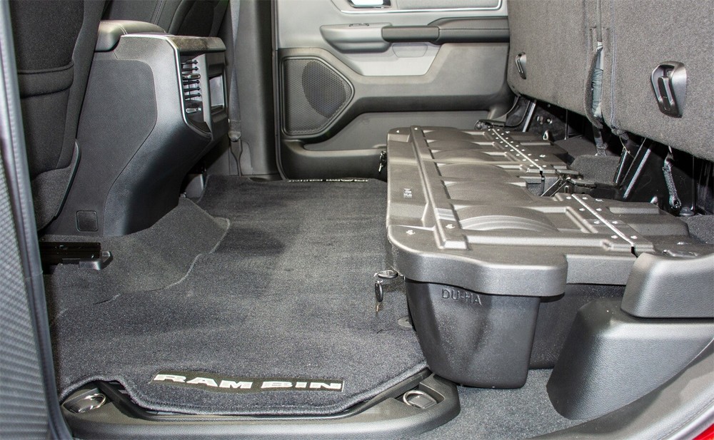 DU-HA 30120 Lockbox Underseat Storage / Gun Case - Black