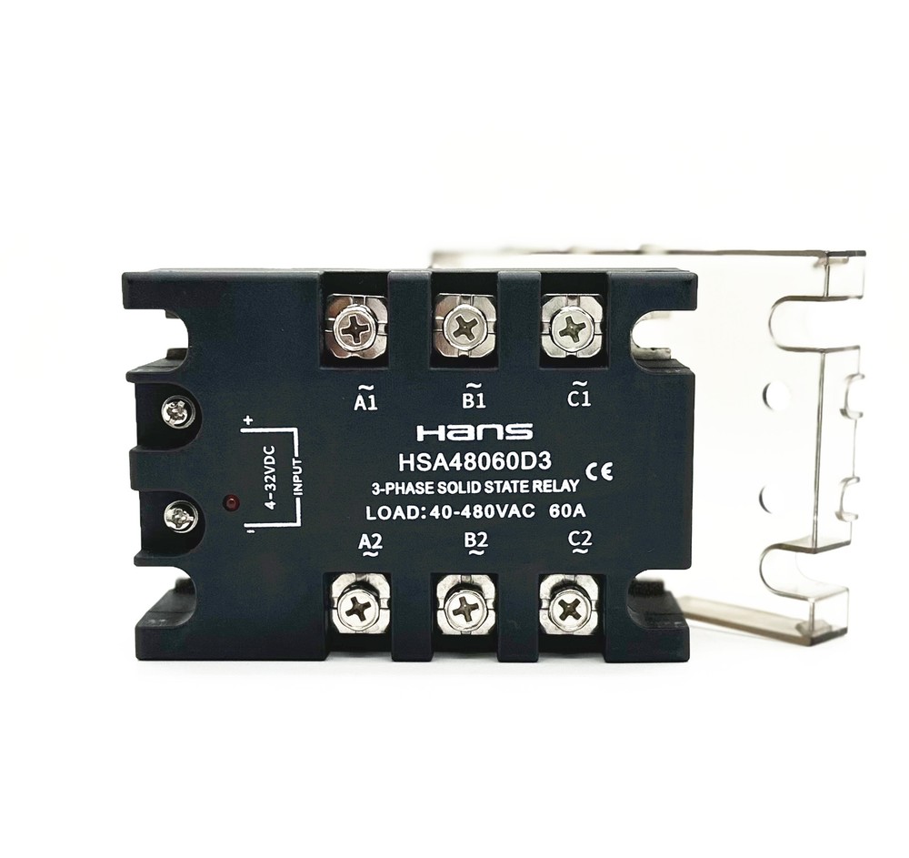 1x 40A~120A DC-AC 4-32VDC/40-480VAC Three-phase solid state relay