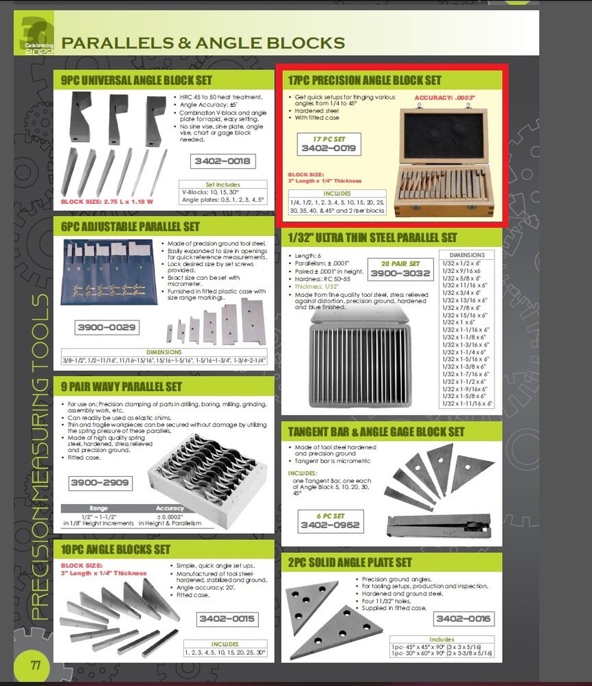 17 PIECE ANGLE BLOCK SET (3402-0019)