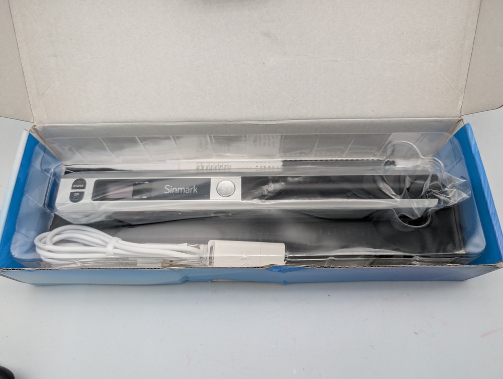 Sinmark Wand Portable Scanner Compact PS-U1 New * Open Box