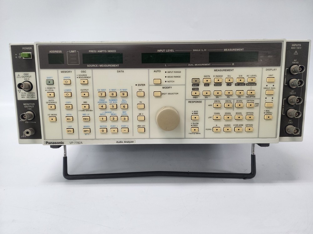Panasonic VP-7782A Audio Analyzer, 2-channel