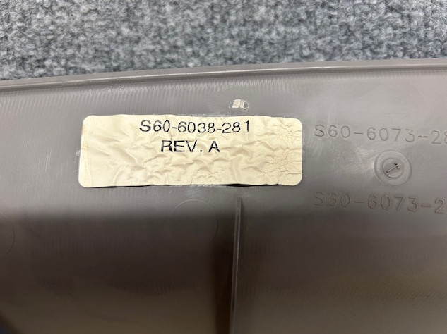 PETERBILT S60-6038-281 HEADER ASSY-LOWER GRAY