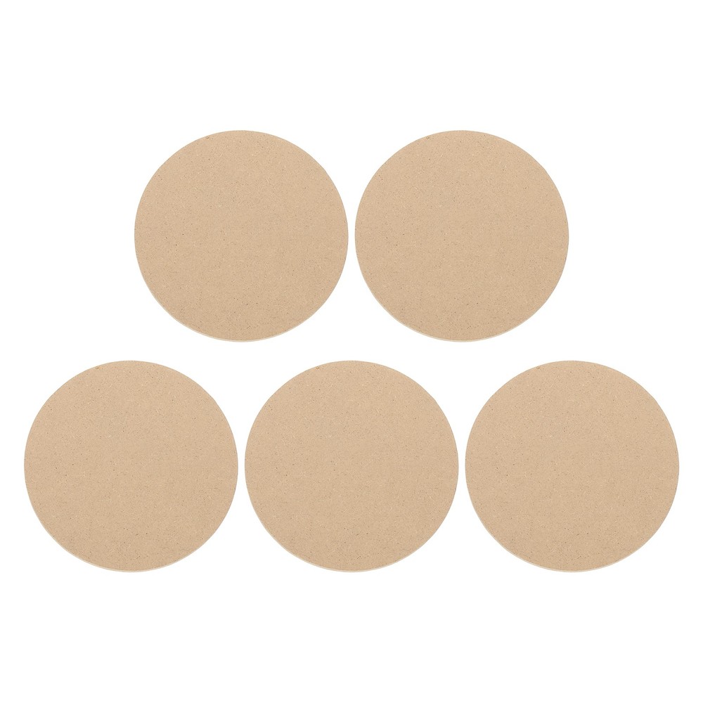 5 Pack 5" 127mm Diameter Ceramic Drying Slab, 9mm 3/8" Thick, Brown
