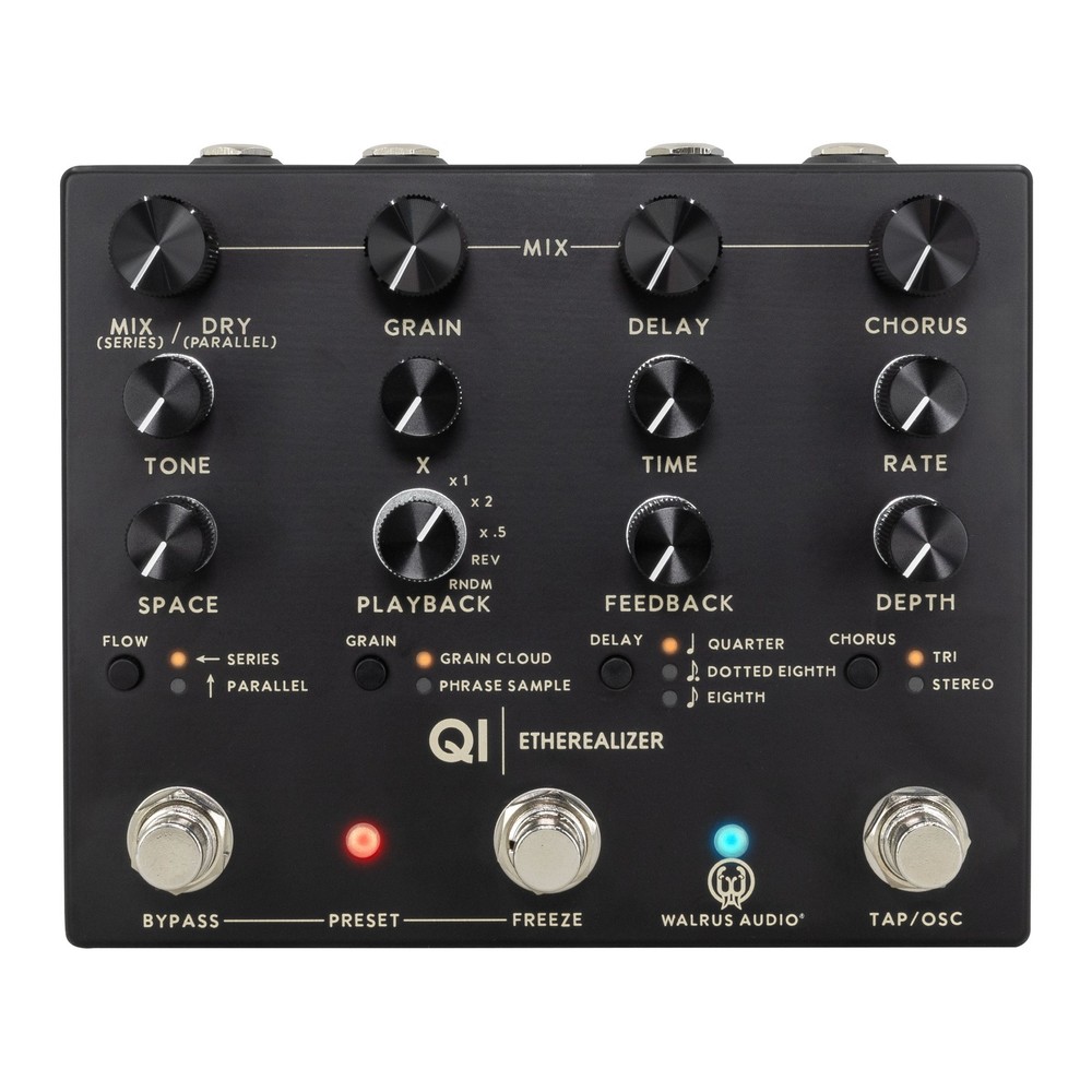 Walrus Qi Etherealizer Stereo Multi-effects - Black