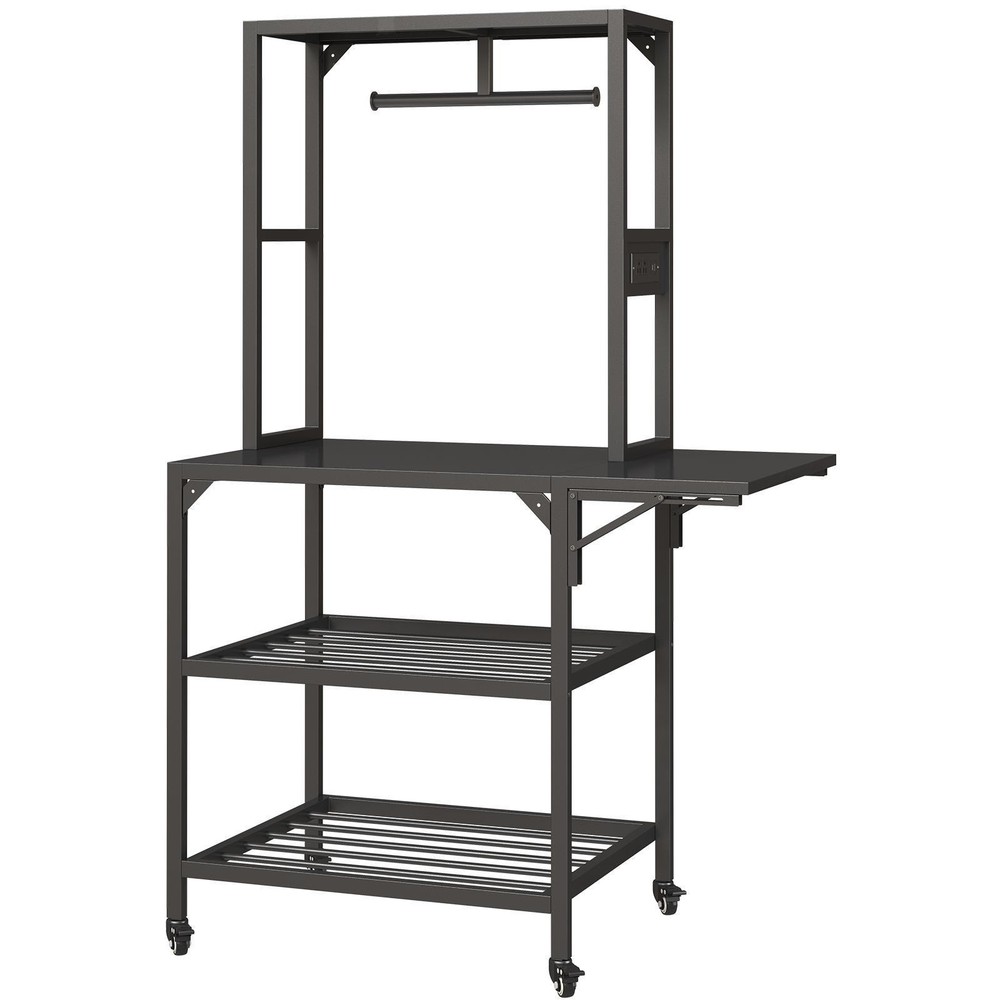 Printer Stand, Heavy Duty Printer Table Stand with Filament Storage Rack,