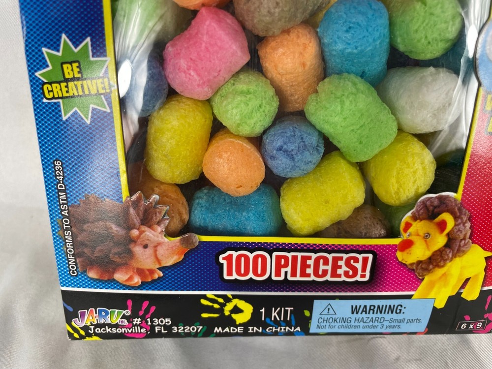 Arts & Crafts Magic Foam 100 Pieces