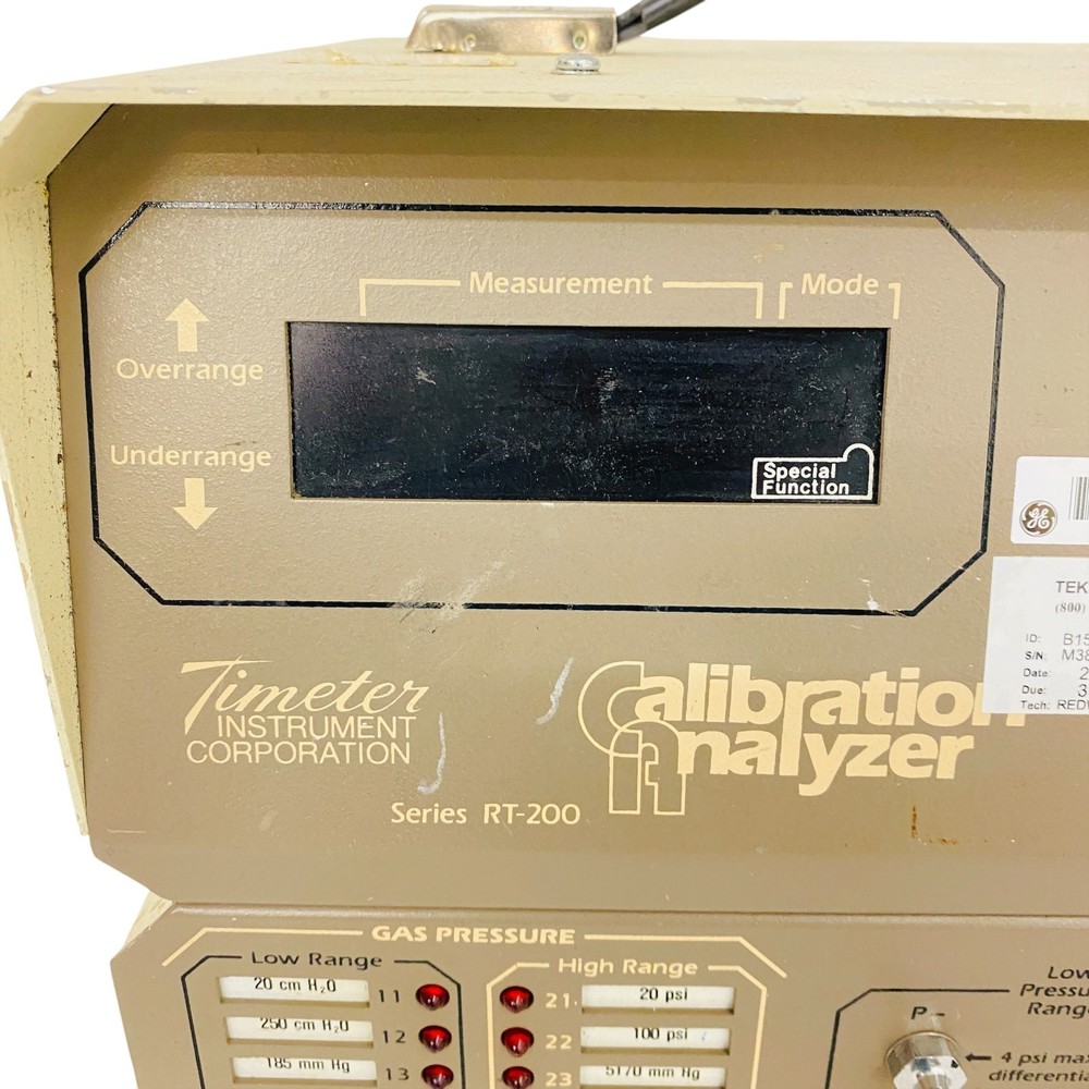 Timeter RT-200 Calibration Analyzer System RT-201 RT-202 RT-203 Modules