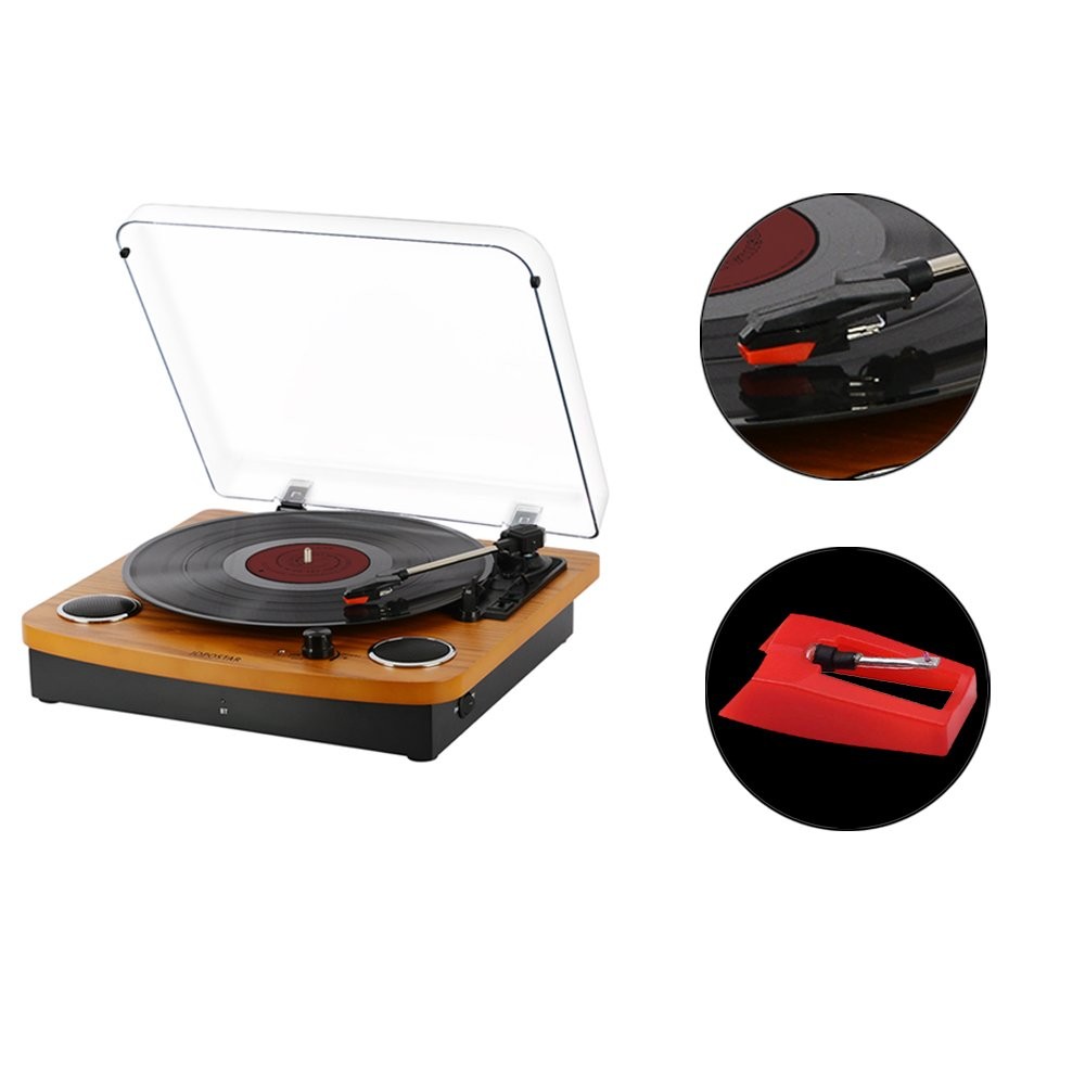3Pcs New Replace Diamond Stylus Record Player Needle For LP Turntable Phonograph