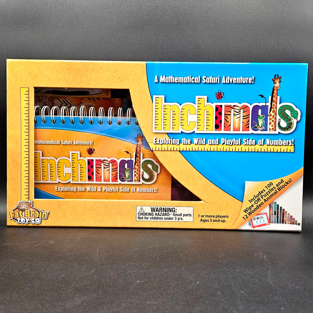 Inchimals STEM Tool Math Numbers Homeschool Sequence Logic Solving Fat Brain