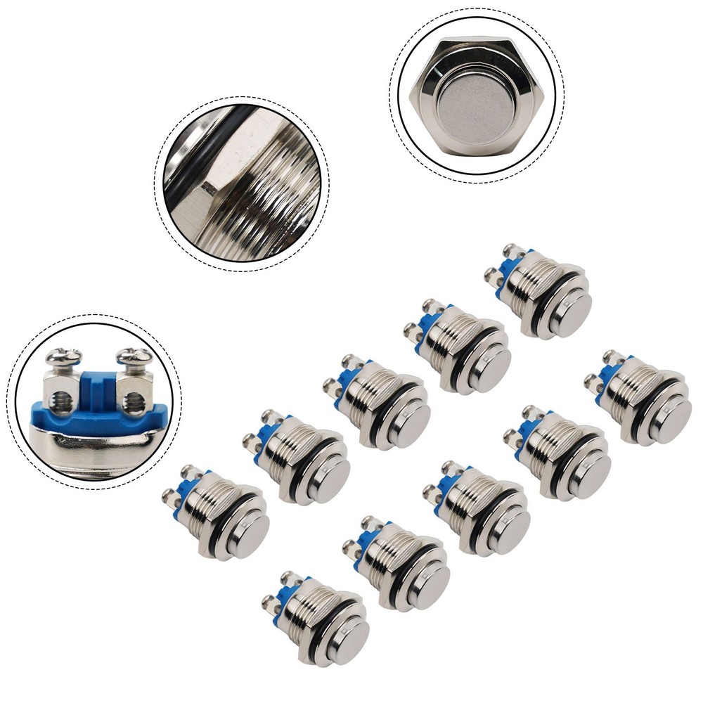 Button Switches Switches On Off Push Button Screw Terminal Waterproof