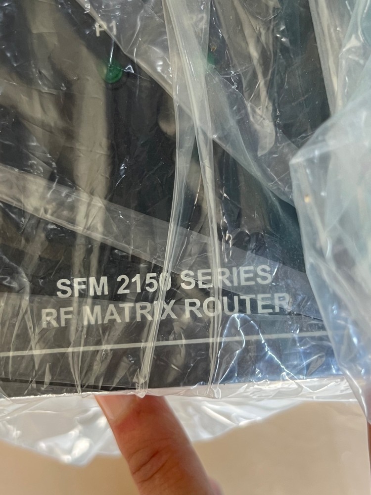 Quintech Electronics SFM 2150 Modular L-Band RF Matrix Switching System