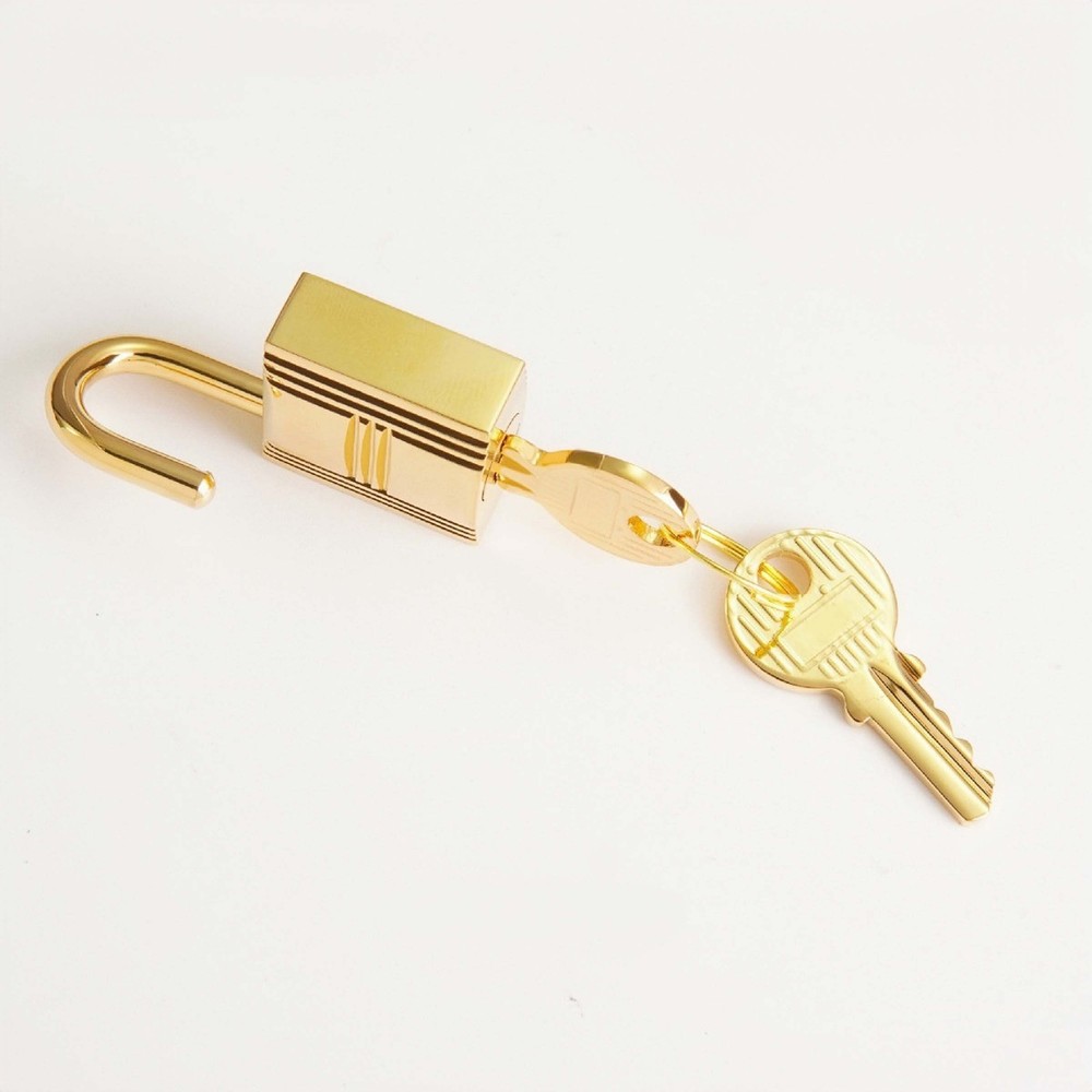 Chic Handbag Locks in Brass - Essential Bag Accessories