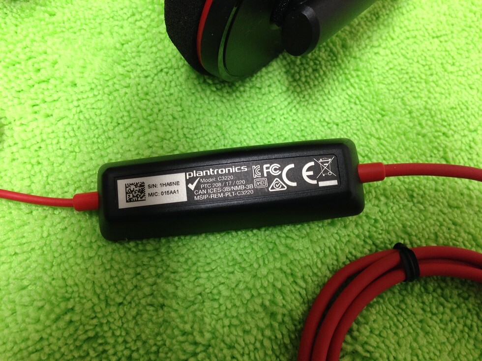 Plantronics C3220 USB-A Binaural Computer Headset