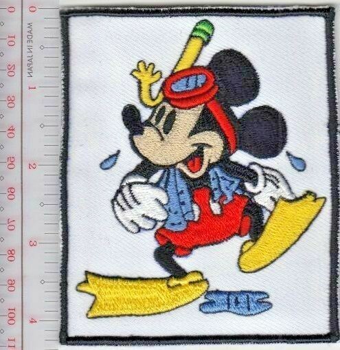 SCUBA USA Disney Mickey Mouse Diver Patch (2)