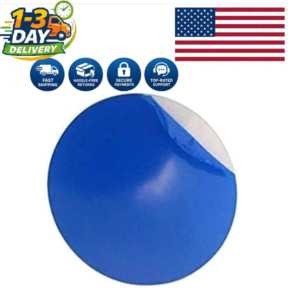 Customizable 5-Inch Thick Clear Plexiglass Round Disc - Artistic Essential