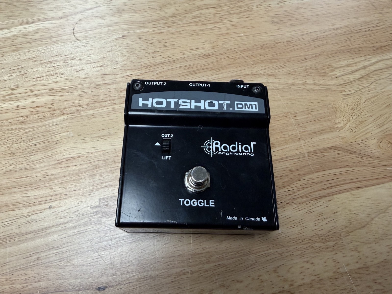 Used Radial Hot Shot DM1 Microphone Switcher