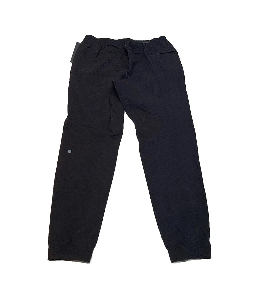 lululemon License To Train TEXTURED Joggers Track Pants New W/Tags Men’s Black
