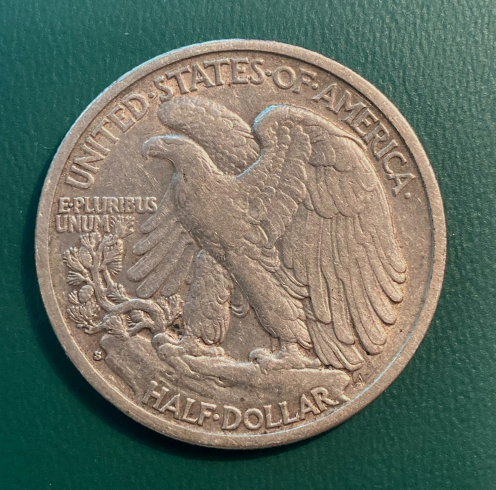 1937-S Walking Liberty Half Dollar