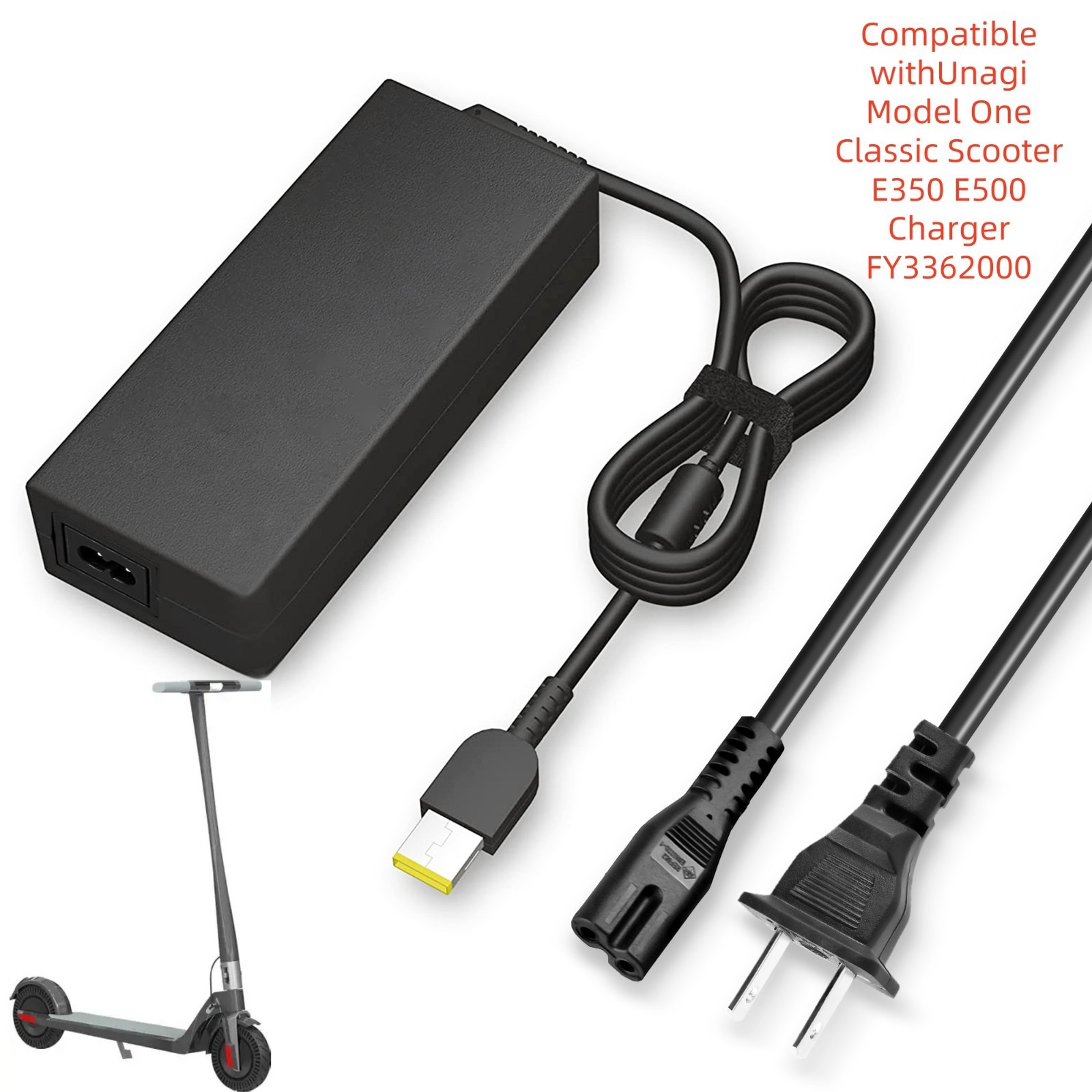 UL Charger For Unagi Model One Classic E350 E500 Charger FY3362000