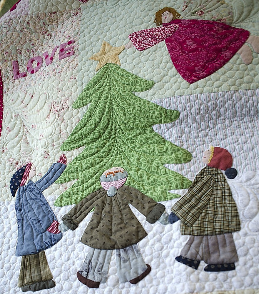 New Applique Quilt Pattern ANGELS 56x74