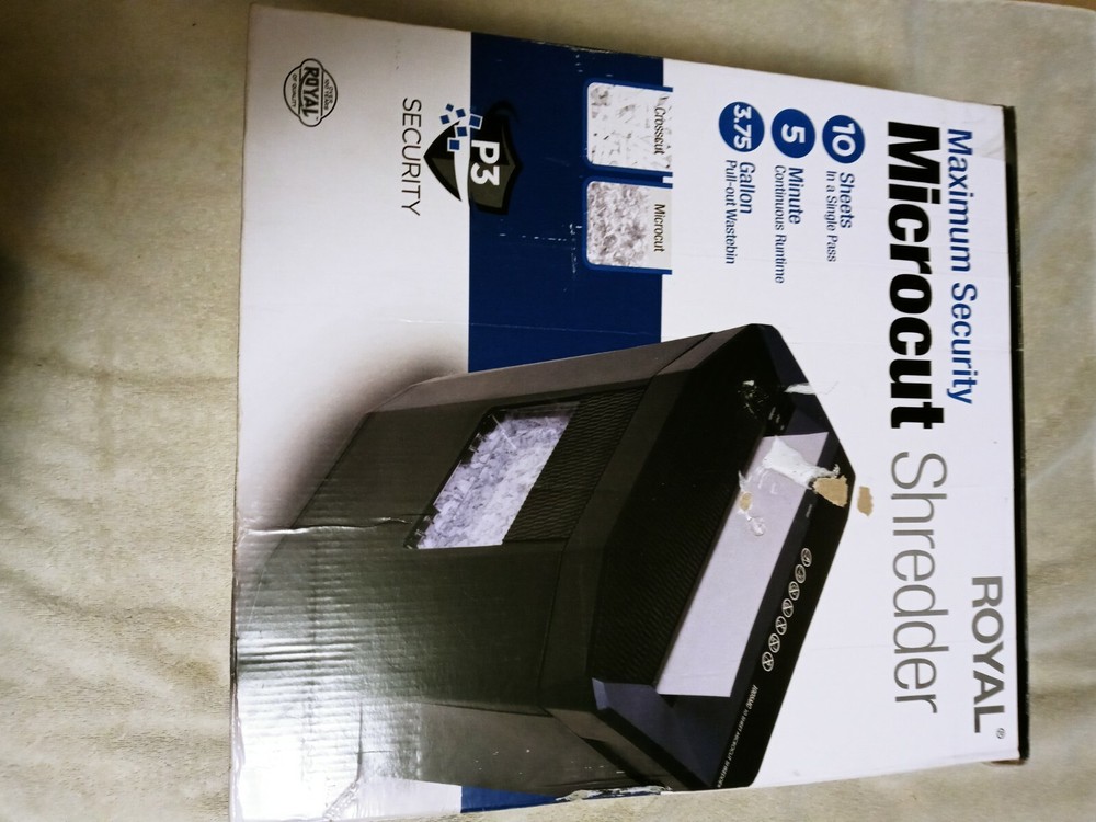 Royal Maximum Security Microcut Shredder