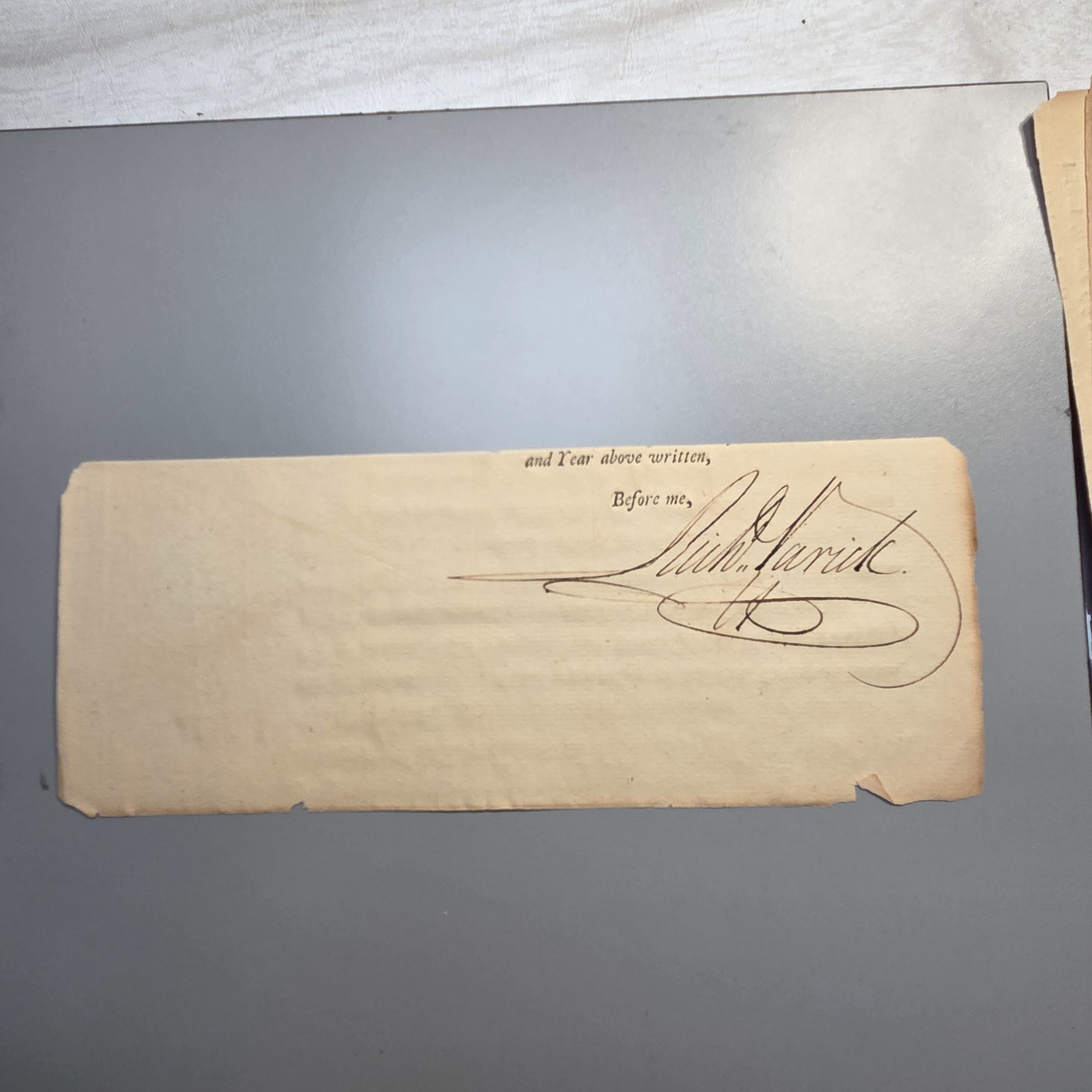 1794 Richard Varick Signed New York Tavern License Revolutionary War Officer