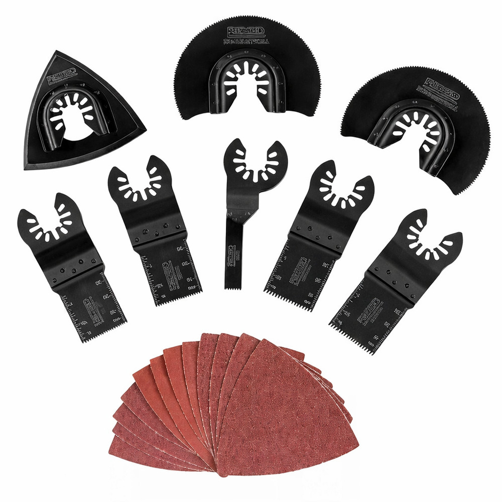 Ridgid 20-Piece Multi-Tool Blade Set Accessory Kit Oscillating Tool Blades NEW