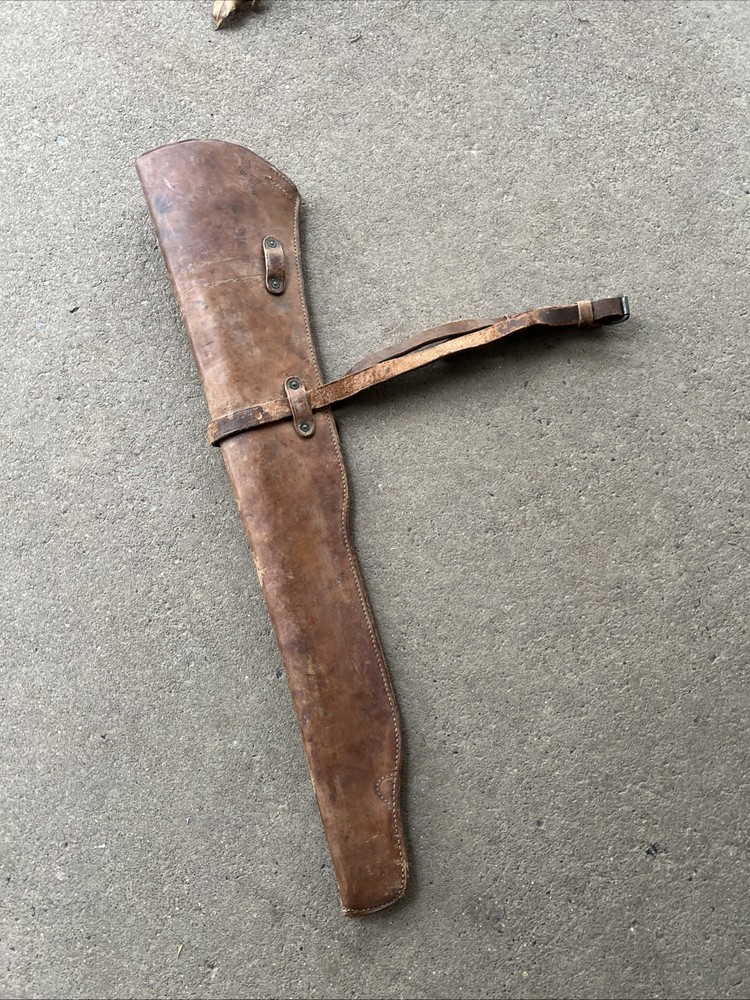 WW2 US Leather M1 Garand Scabbard 1943 Dated (CC211